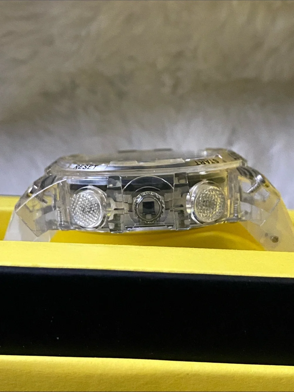 Invicta Men’s 52mm Transparent Case,Digital Display Watch, NEW